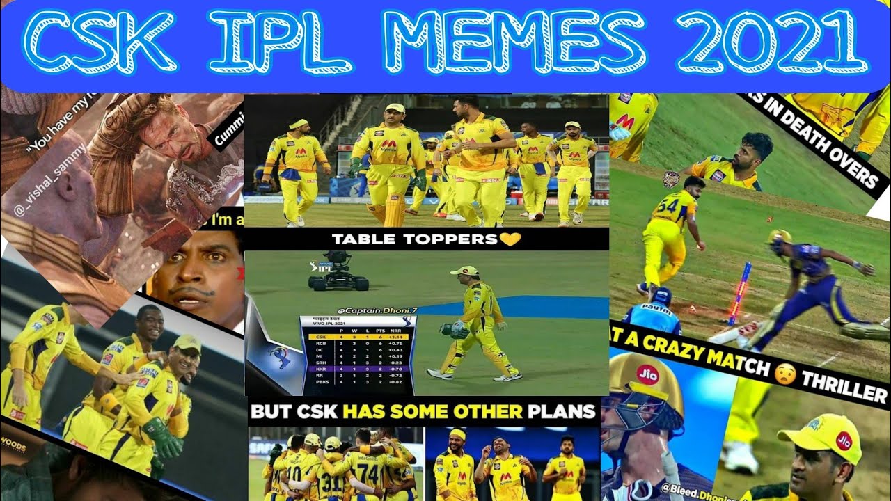 CSK IPL MEMES 2021 PART 02