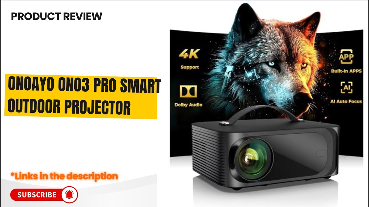 ONOAYO ONO3 Pro 4K Projector Review | Best Portable Outdoor