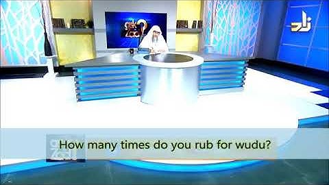 How many times should we wash/rub for wudu? - Sheikh Assim Al Hakeem
