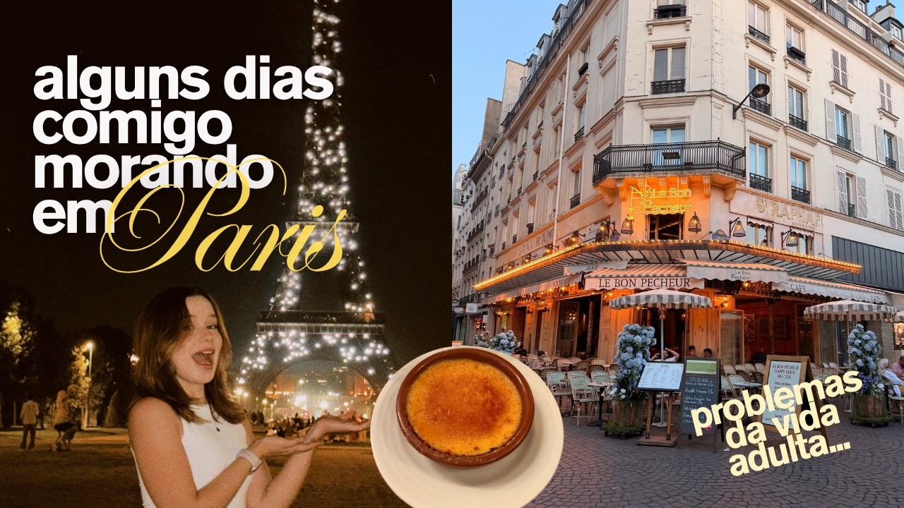 uma semana agitada morando em Paris | procurando emprego e vida real