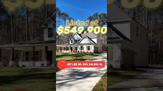 What Under $550K Gets You On 1 Acre In Salem Alabama! #house