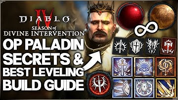 Diablo 4 - Best OP FAST Paladin Leveling Build & Full New Class Guide - 21 POWERFUL Secrets & More!