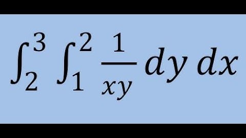 Solving the Double Integral of 1/(xy) | Step by Step Solution
