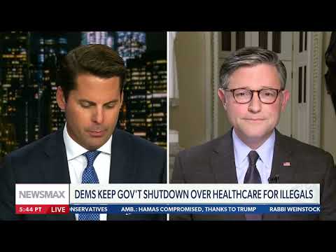 Speaker Johnson Joins Rob Finnerty on Newsmax