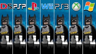 Lego Batman: The Videogame (2008) DS vs PSP vs PS2 Wii vs PS3 vs XBOX 360 vs PC - YouTube