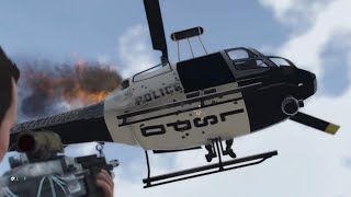 GTA 5 - Gun Truck vs. Police Helicopters - PART 2!!