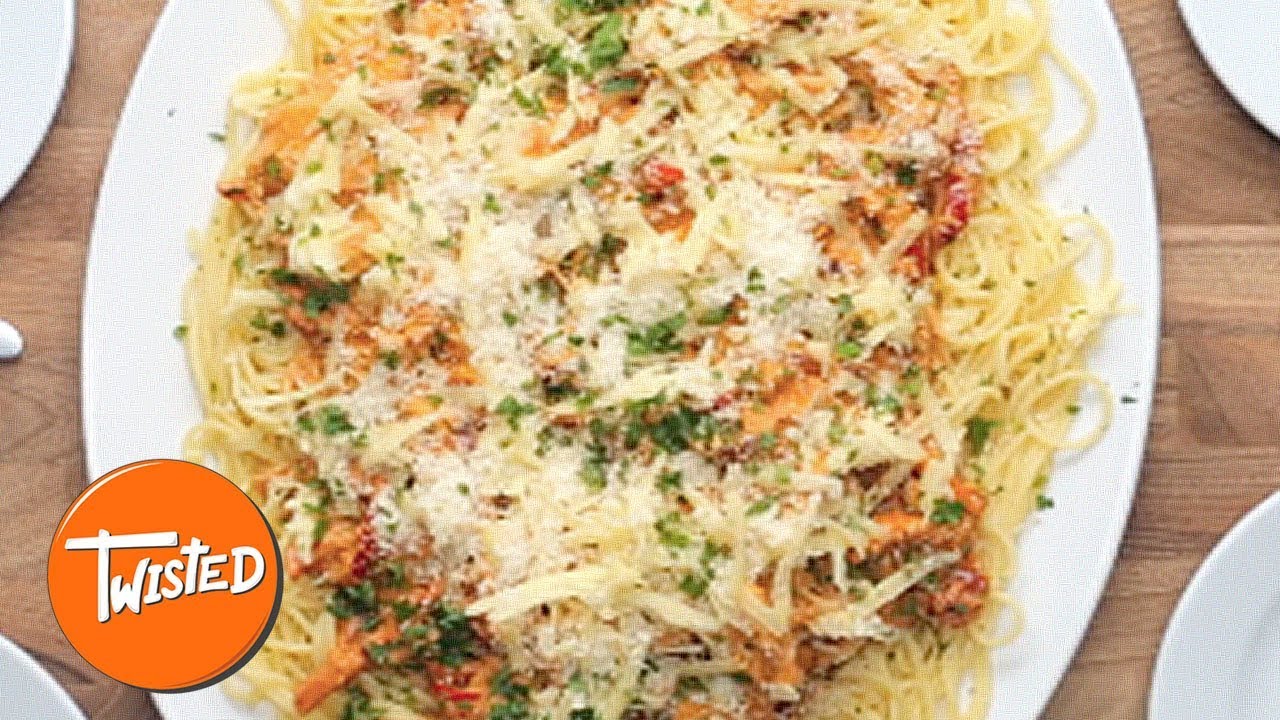 Chicken Fajita Spaghetti Recipe - YouTube