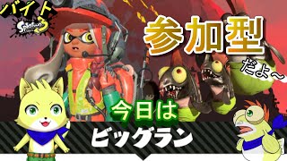 【スプラトゥーン3】2024/03/09 今日はビックラン参加型！ケモノと一緒に稼ぎませぬか！？初見さん歓迎！！【チョヒロ/Vtuber】