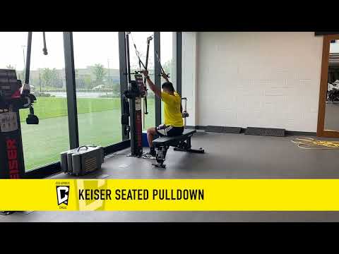 Keiser Seated Pulldown