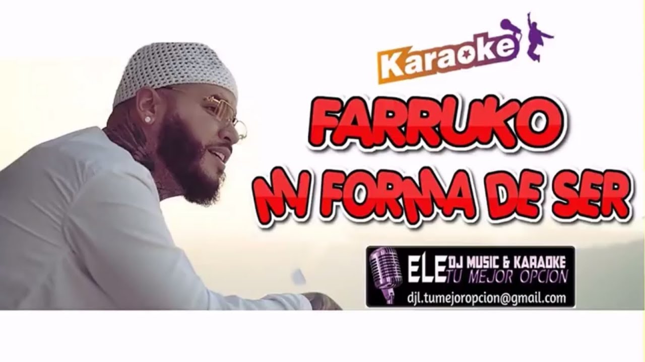 Farruko Mi Forma De Ser KARAOKE ELE DJ DEMO YouTube