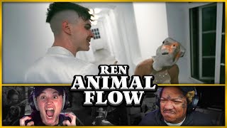 VISUALS ARE CRAZY! | Ren - &quot;ANIMAL FLOW&quot; | Reaction