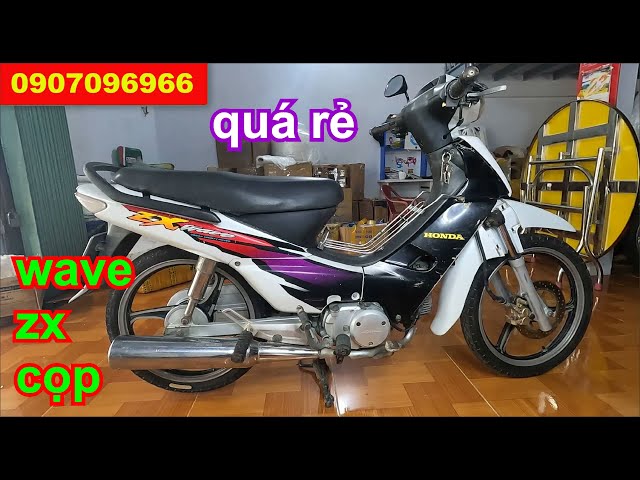 Rất ngon mà không sợ nóng Wave ZX, original engine, runs smoothly, frame and engine block