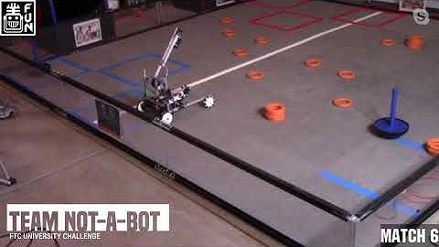Remote Match 6 ULTIMATE GOAL FTC University Challenge Team Not A Bot