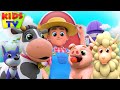 Old Macdonald Had a Farm | kids tv nursery rhymes | This is the way | Wheels on the bus