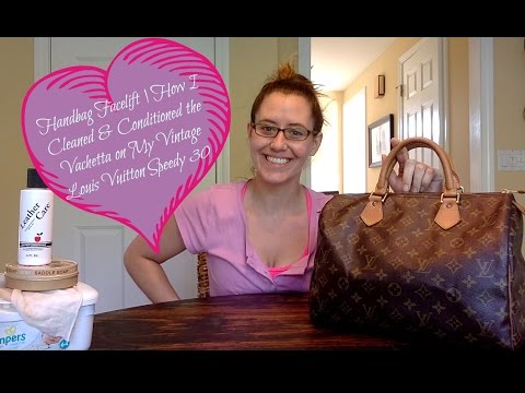 Handbag Facelift, How I dyed the vachetta on my Louis Vuitton Speedy 25