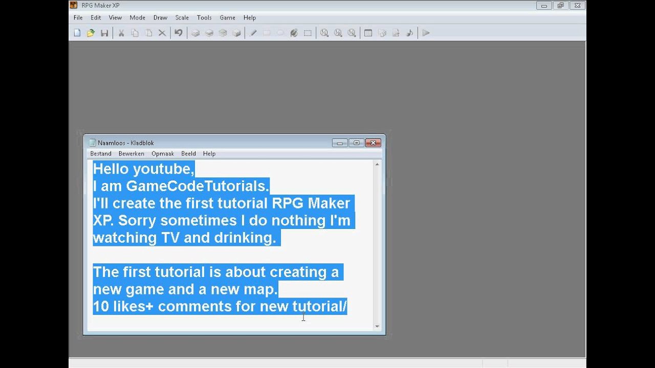 RPG Maker XP Part 1 - Making a game and maps - YouTube