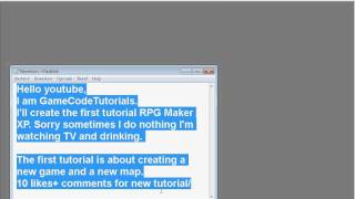 RPG Maker XP Part 1 - Making a game and maps