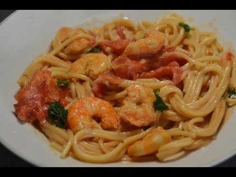 spaghettis-crevettes-tomates-recette-au-cookeo
