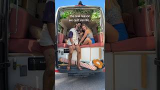 The REAL reason we quit vanlife… #vanlife #couple #tinyhome