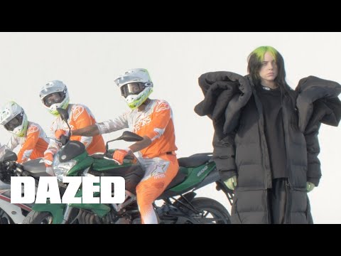 Bikers, goats, and balloons...On set with Billie Eilish for her Dazed cover shoot