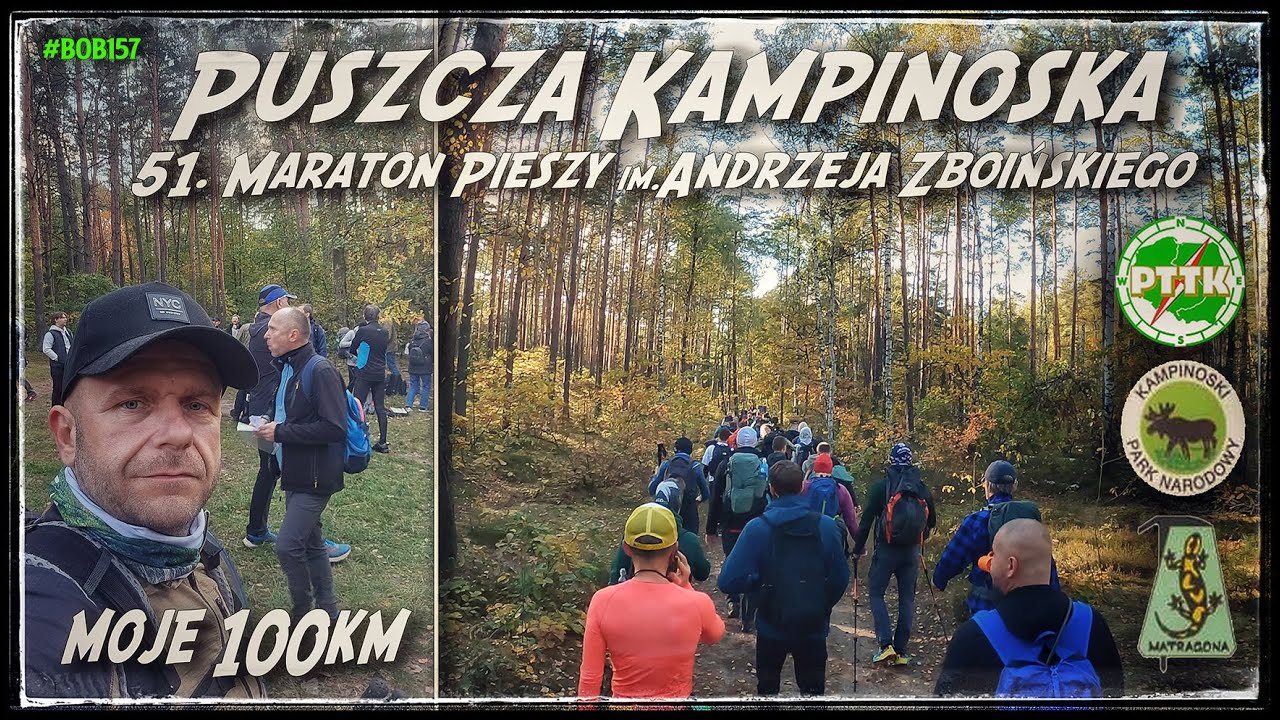 Puszcza Kampinoska - Moje 100km - Maraton Pieszy im. Andrzeja Zboińskiego