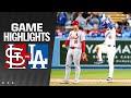 Cardinals vs dodgers game highlights 33024  mlb highlights