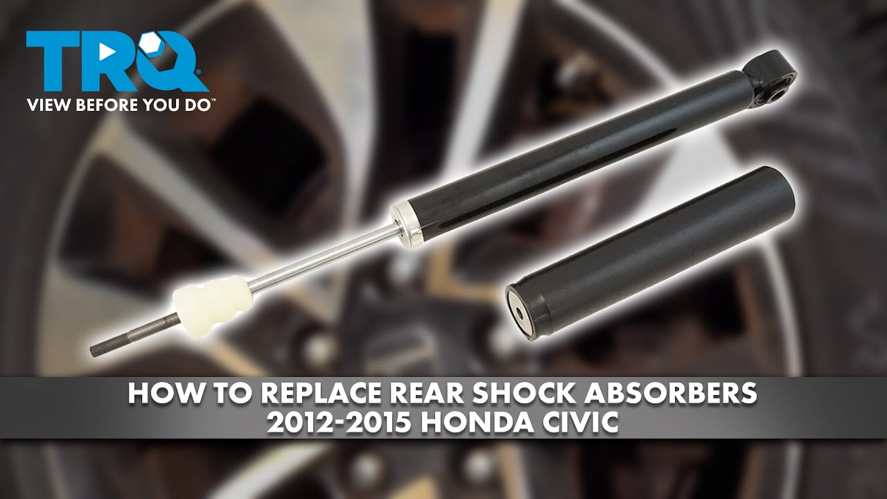 Как заменить задние амортизаторы Honda Civic 2012-2015