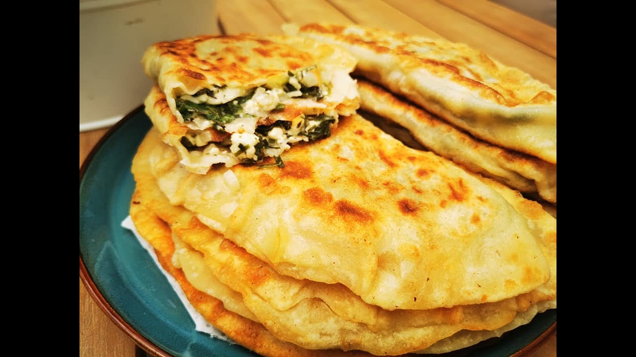 Spinat-Taschen mit Käse und Kräutern ❤️ zum Verlieben! Teigtaschen mit Spinat