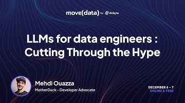 LLMs for data engineers : Cutting Through the Hype