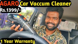 'Decent Suction'| Reviewing Agaro's Best Car Vacuum Cleaner | 0:2:30 Live Demo | Tamil | KJ