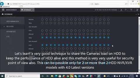 Dahua NVR/XVR HDD Group Management | English Subtitles