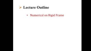 Analysis of Sway frame by Stiffness Method 02 Part I