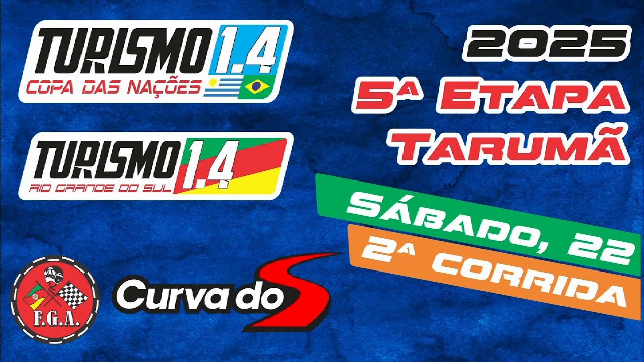 Turismo 1.4 RS e Copa das Nações CORRIDAS 3 e 4 - Etapa 5 FINAL - Tarumã 22.11.2025