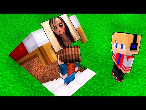 O ESCONDERIJO SECRETO DA MOMO NO MINECRAFT ! - O ESCONDERIJO SECRETO DA MOMO NO MINECRAFT !