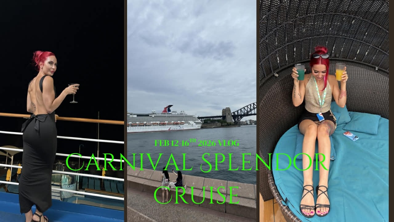 Carnival Splendor Feb 12th-16th 2026 VLOG | Sydney to Moreton Island