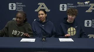 2025-26 Akron Zips Women's Basketball Post-Game Press Conference vs. Buffalo - 1/31/25 - Athletes
