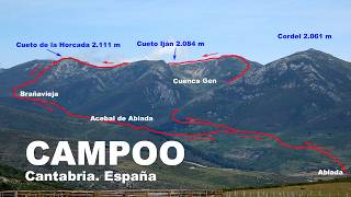 CUETO IJÁN desde Abiada-Cuenca Gen-Iján-Cordela-Cueto de la Horcada-Brañavieja-Acebal-Abiada. Campoo