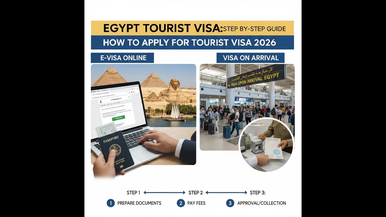 How to Apply for an Egypt Tourist Visa 2026 | Step-by-Step E-Visa Guide