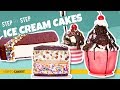 4 Delicious Ice Cream CAKES | Cones & Sundaes As CAKE | How To Cake It | Yolanda Gampp