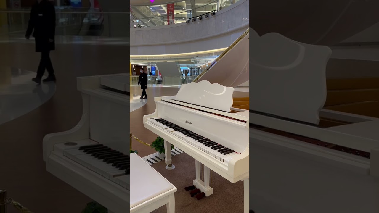 Miracle of Technology. Piano plays itself 
