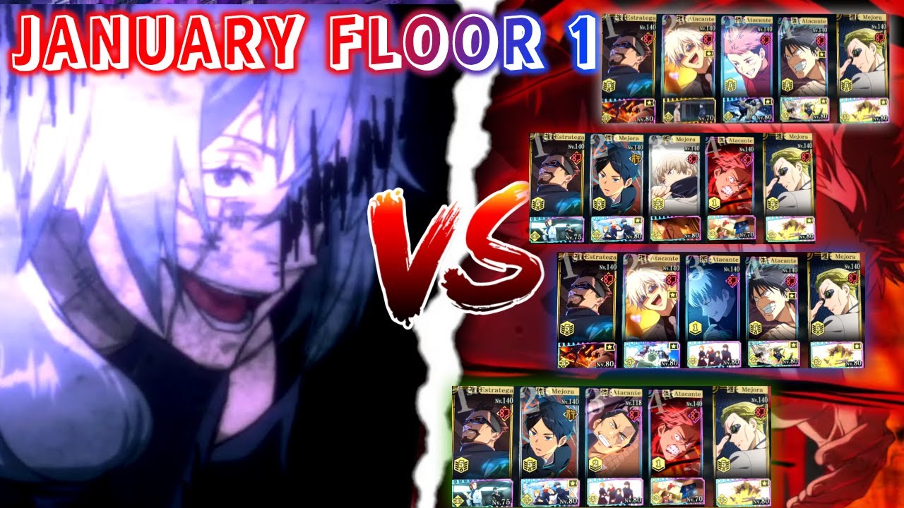 [JJKPP] Январь, 1 этаж (4 КОМАНДЫ)🔴| JJK Phantom Parade Global - Иллюзорная башня