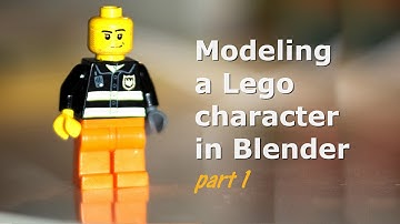 Building a Lego character in Blender (part 1)