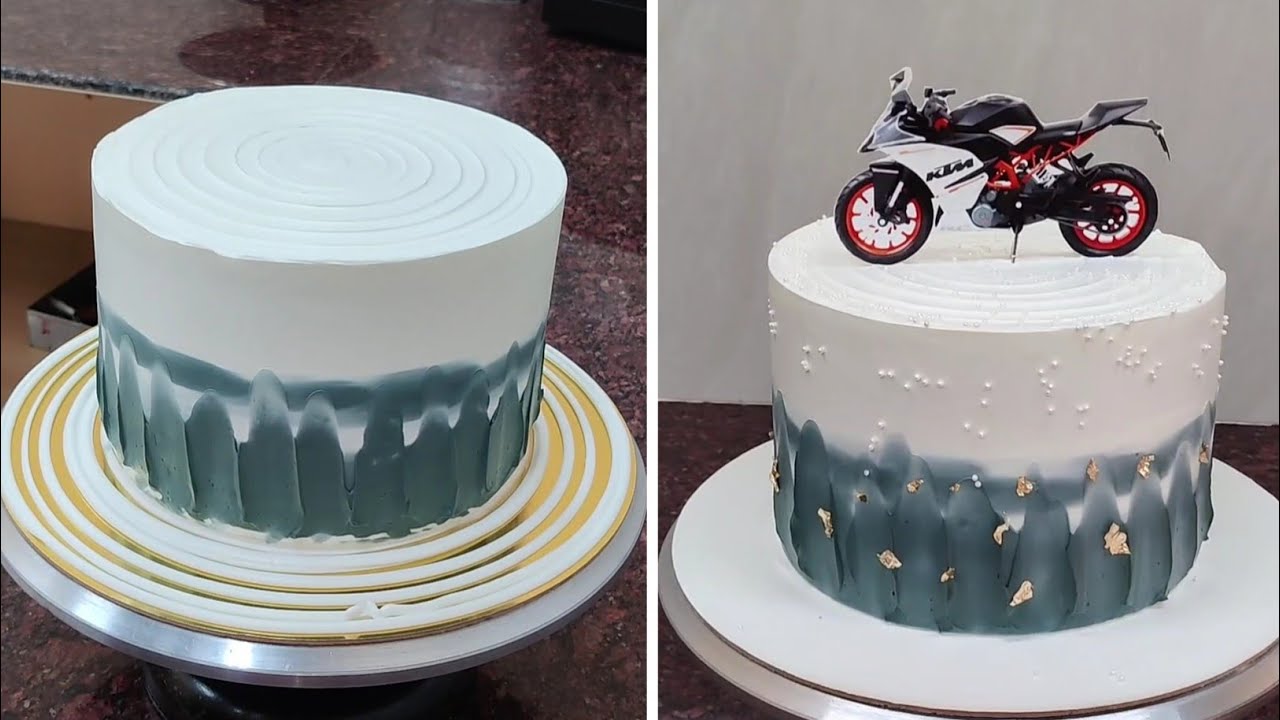KTM Bike Theme Cake Decoration | Stylish Boy’s Birthday Cake
