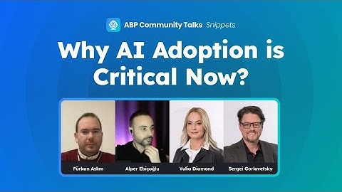 Why AI Adoption is Critical Now?