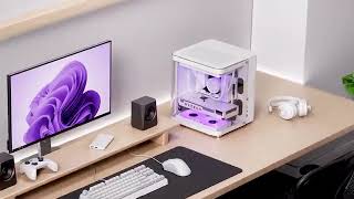 JONSBO TK-1, un boitier Micro-ATX avec un panneau en verre trempé doublement incurvé