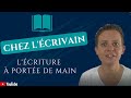 Chez lcrivain lcriture  porte de main bandeannonce