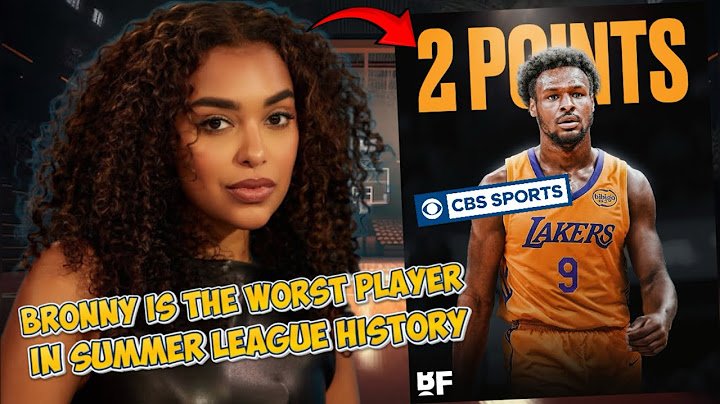 CBS REPORTER UNLEASH FIRE ON BRONNY JAMES SUMMER LEAGUE PERFORMANCES ￼”WE NOT SEEING THE DEVELOPMENT