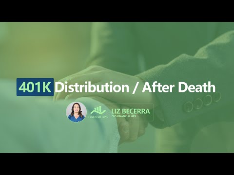 401K Distribution After Death - Lump Sum Payout