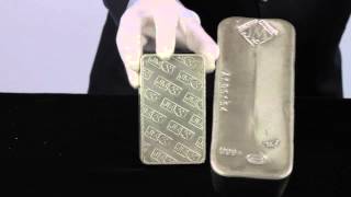 100 oz. Johnson Matthey Silver Bar .999 Fine | Goldmart