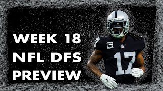 DFS Academy | NFL Week 18 DFS Strategy 2023